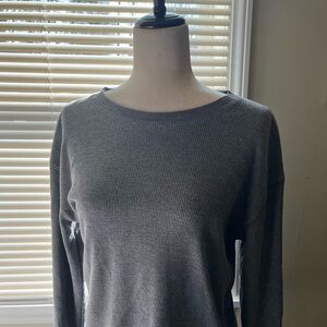 True & Co. Charcoal Long Sleeve Top
